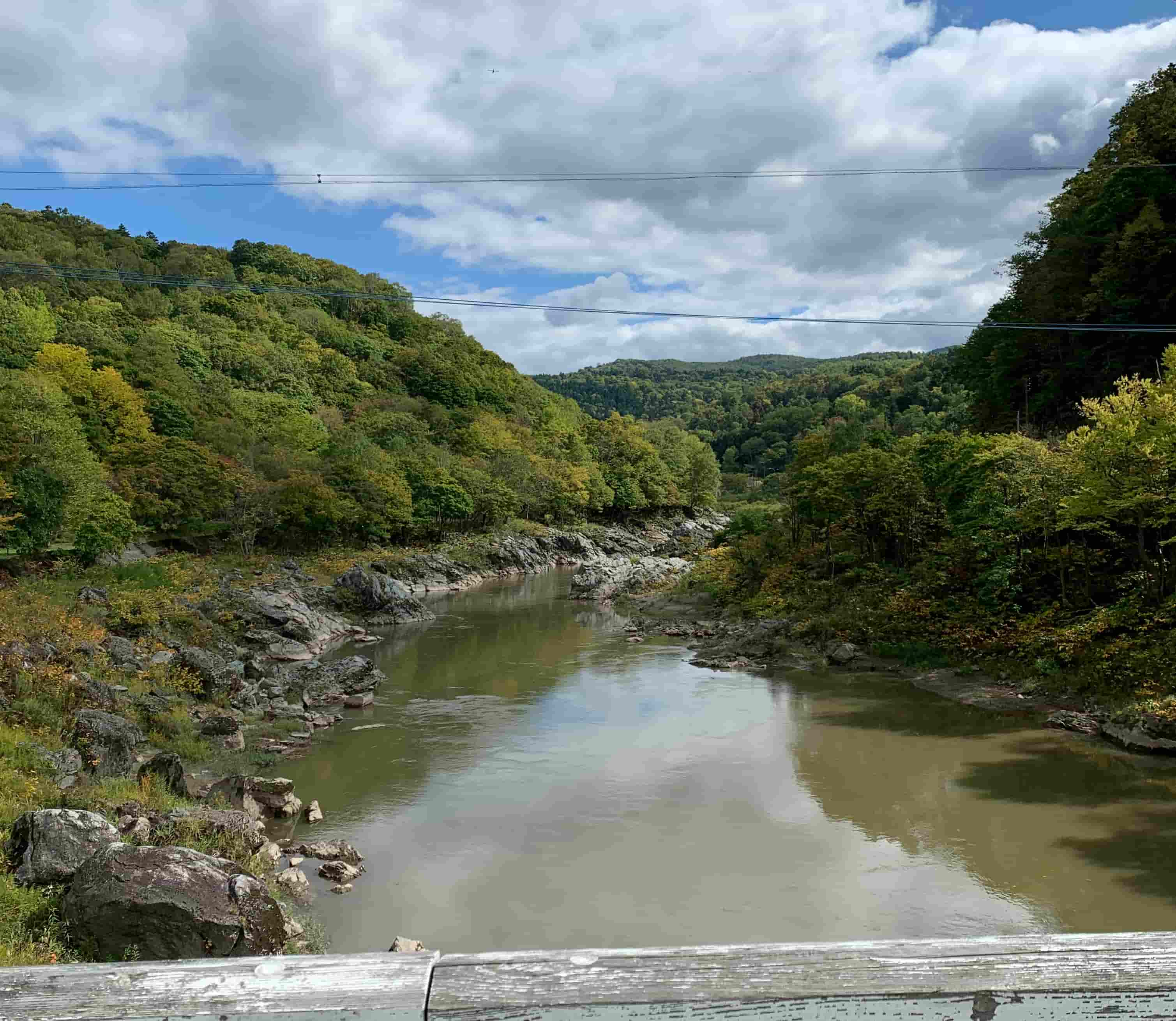 神居古潭_橋からの眺め